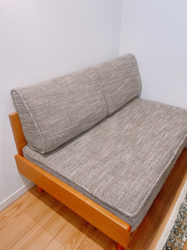 unico アルベロ　ALBERO カバーリングソファ　2シーター　ベージュ