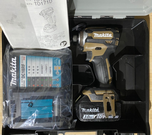 マキタ　TD171 18V 4モード 充電式インパクトドライバー　AB セット