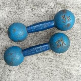 【あげます】ダンベル3kg 2個セット