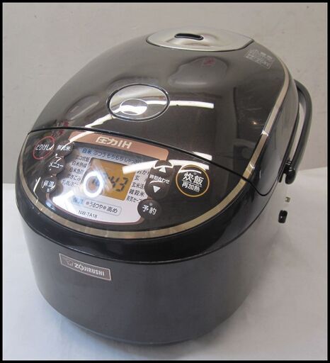 新生活！16500円 象印 圧力IH炊飯ジャー プラチナ厚釜 1升炊き NW-VH18 2018年製