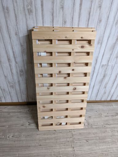 (売約済み)敷すのこ シングル 布団 ベッド 折り畳み式 収納