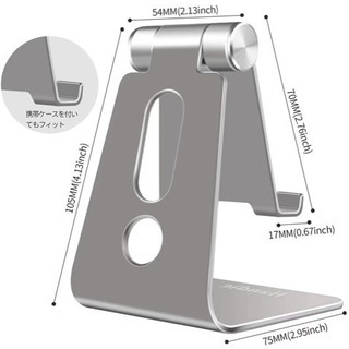 新品 スマホ スタンド 卓上 携帯スタンドの画像