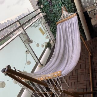 自立式 折りたたみハンモックの画像