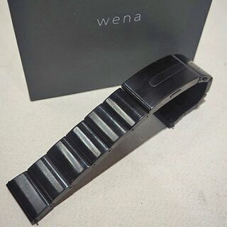 【苫小牧バナナ】SONY/ソニー ハイブリッド スマートウォッチ wena wrist WB-11A B ブラック 動作確認済み♪