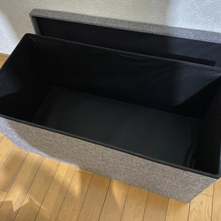 【本日引き渡し】収納スツール　LifeFair オットマン 2人掛けの画像