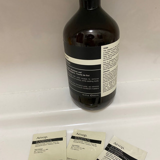 シャンプーボトル イソップ aesop サンプル付き 化粧水 ヘアマスクの画像
