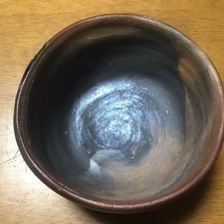 完売御礼！！ 値下げ‼️ 島武己（1943〜）⓶南蛮荒焼き抹茶茶碗「本部