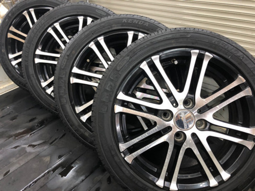 バリ溝4本セット165/50R15タイヤホイールセット