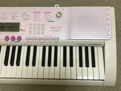 CASIO 電子キーボード 電子ピアノ　LK-107