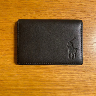 値下げしました！美品！ポロ　ラルフローレン　名刺入れ　カードケース　レザーの画像