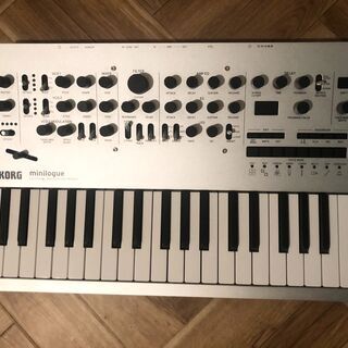 [値引きしました]美品 KORG Minilogue シルバー ...