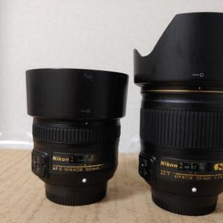 AF-S ニッコール 28mm f/1.8Gと50mm f/1.8Gのセット
