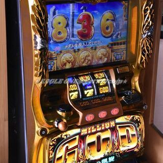 【名機】★ミリオンゴッド神々の凱旋★ユニバーサルブロス★GOD★動作良好★実機★パチスロ★スロット★ の画像
