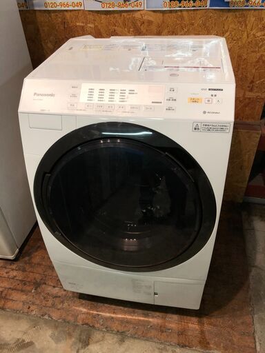 【動作保証60日間あり】Panasonic 2018年 NA-VX3900L 10.0kg / 6kg ドラム式洗濯乾燥機【管理KRS347】