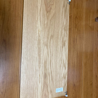 無印良品　ステンレスユニットシェルフ　追加棚　オーク材　一枚の画像