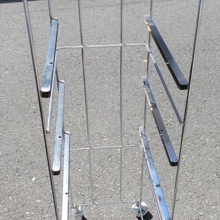 ☆キッチンラック 隙間収納 4段籠収納 調味料ラックとしても◆大理石風で格好良い！の画像