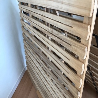 中古　シングルすのこベッド　