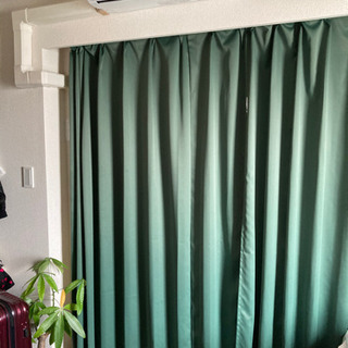 遮光カーテン2枚　100x190cm ※お譲り先様決まりましたの画像