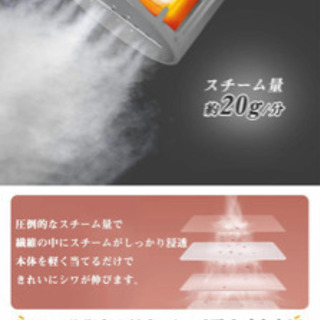 新品 スチームアイロンの画像