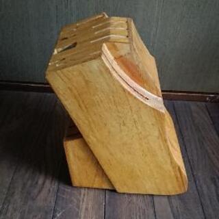 木製包丁スタンド  包丁立ての画像