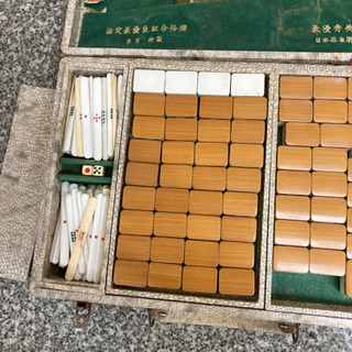 竹製麻雀牌の画像
