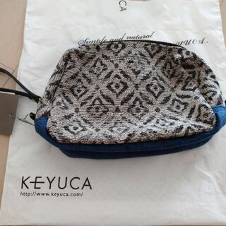 KEYUKA 日本製 スクエアポーチ 未使用 タグ付き