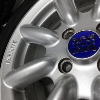 ★スタッドレス・ホイール 4本★ 175/65R15 ダンロップ ウィンターマックス WM01 2013年製 15X6J MINI LITE ENGLAND MC-40 4H -100　　～横浜市旭区 ズーラシア近く～