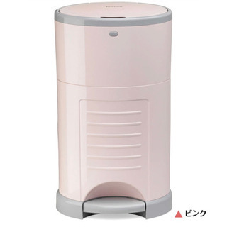 日本育児　おむつゴミ箱　おむつポット　ピンク