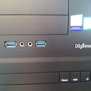 【愛品倶楽部柏店】Diginnos  ミニタワー型デスクトップPC 本体のみの画像