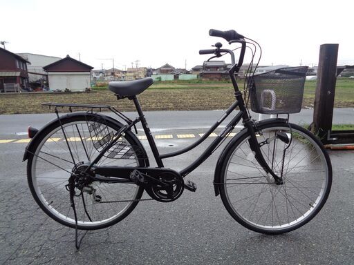 MODERNS 26インチ 6速 黒 婦人用自転車 （99）