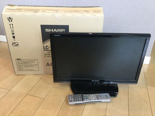 ★中古★シャープ　液晶カラーテレビ　LC-19K90（19インチ）HDMI対応★直接受渡可能(東京都千代田区又は中央区)