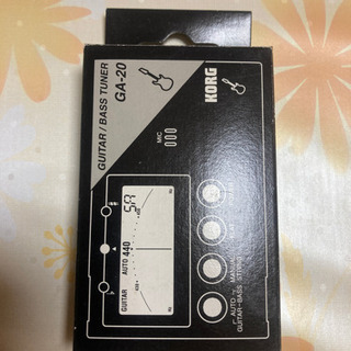 KORG製ギターのチューナー　ジャンク