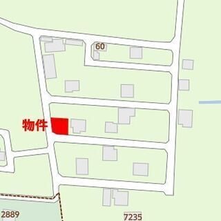白子町売地 陽当たり良好47.5坪南西角地 建築条件ありません！