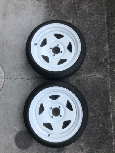 ESB TC01 15インチ 7.0J PCD100 +10 ホワイト 2本