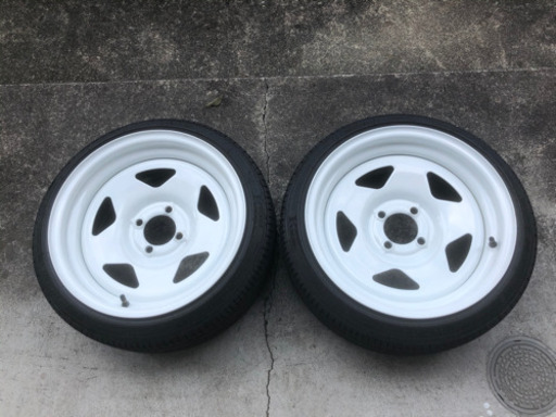 ESB TC01 15インチ 7.0J PCD100 +10 ホワイト 2本