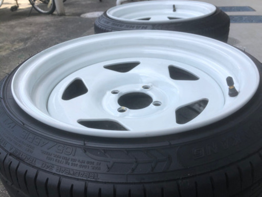 ESB TC01 15インチ 7.0J PCD100 +10 ホワイト 2本