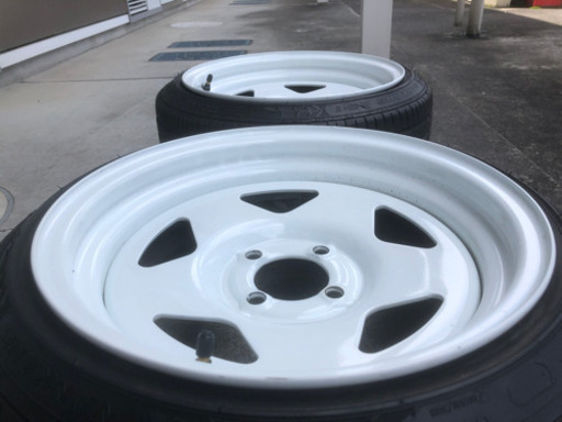 ESB TC01 15インチ 7.0J PCD100 +10 ホワイト 2本