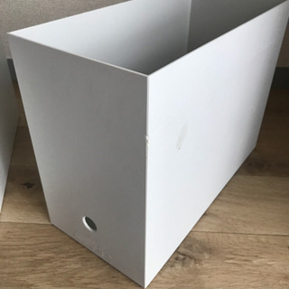 無印　ファイルボックス4個セット　割れ傷有りの画像