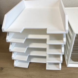 ニトリ　収納　ファイルボックス　書類ケース　まとめての画像