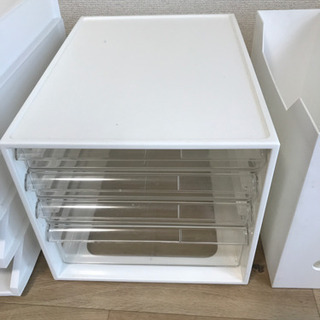 ニトリ　収納　ファイルボックス　書類ケース　まとめての画像
