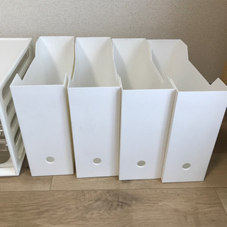 ニトリ　収納　ファイルボックス　書類ケース　まとめての画像