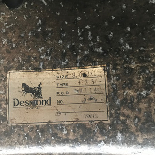 17インチホイール　RE雨宮　Desmond 希少の画像