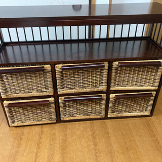 テレビ台　収納家具　鏡台のセットの画像