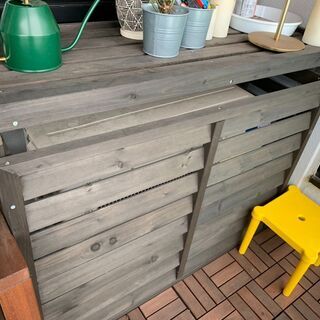 モダンな室外機カバー【美品】の画像