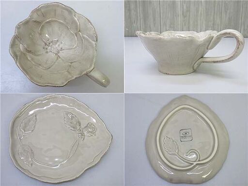 ss2428【中古】　ヴィルジニアカーサ　カップ＆ソーサー　6客セット　c/s 　VIRGINIA CASA　ROMANTICA　ロー