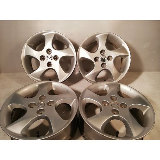 ★マツダ デミオ DBA-DY5W 純正 ホイール★  15x6J 4-100 OFF +45 ４本 アルミホイール     ～横浜市旭区 ズーラシア近く～