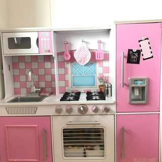 木製おままごとキッチン&木製おもちゃの画像