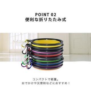 ペット皿 ペット用お皿 シリコンボウル 餌 皿 水やり 水飲み ペット用 お出かけ 携帯タイプ カラー豊富 持ち運び便利 軽くて丈夫 持ち運びペットボウル シリコン 折りたたみ式 カラバリ豊富

の画像
