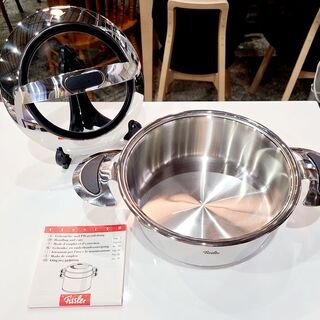【愛品館市原店】未使用品 フィスラー 20cm(ガラス蓋付き) ...