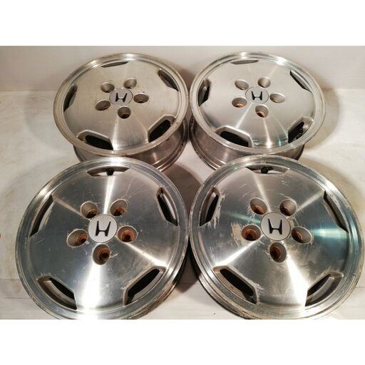 15x5.5J 5穴 114.3 +50 ステップワゴン RF1 RF2 純正 ストリーム S-MX ４本 15インチ アルミホイール     ～横浜市旭区 ズーラシア近く～